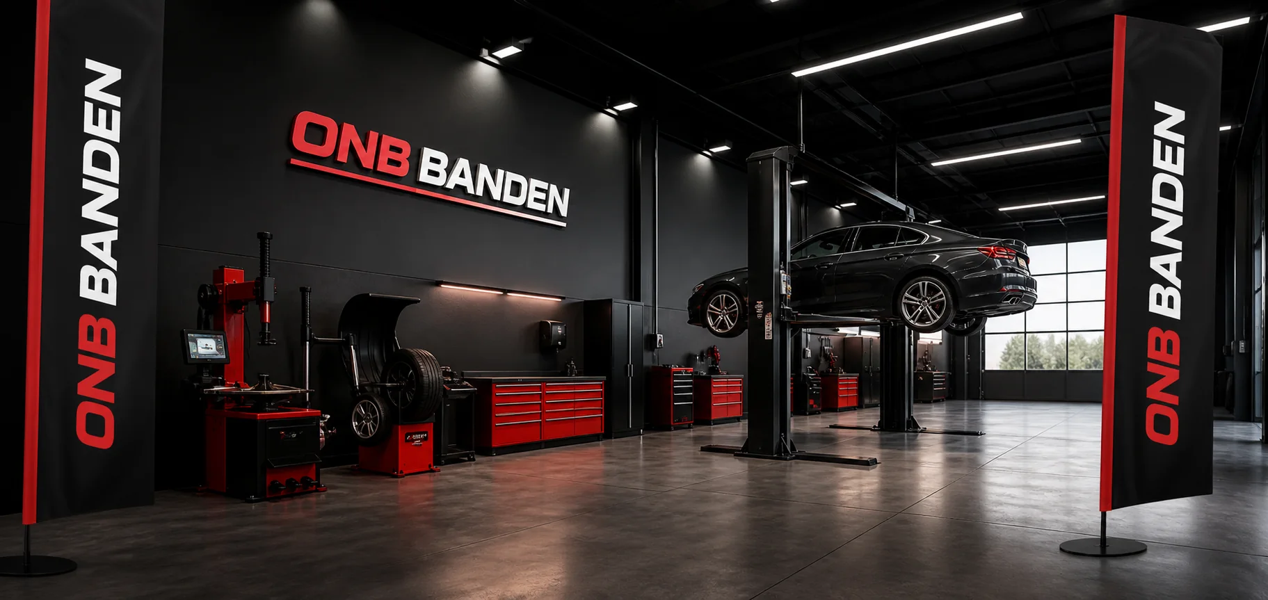 De moderne werkplaats van ONB Banden